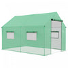 Outsunny Tunnel Greenhouse With Uv-resistant Pe Cover, 6.6' X 10' X 6.6'