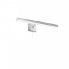 Dainolite Leonardo 24" Picture Light 30w Satin Chrome With Frosted Glass Diffuser Lamp|Lampe pour affichage d’image Leonardo de Dainolite de 24 po en verre givré qui diffuse la lumière, avec fini chromé satiné et ampoule de 30 W