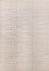 Leonardo Cream Beige Oriental Trellis Pattern Rug, 5'3" x 7'7" Indoor Area Rug | Tapis a motifs de treillis orientaux creme beige Leonardo, 5'3" x 7'7"