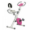 Soozier Foldable Exercise Bike W/ 8 Level Quiet Magnetic Resistance, Pink|Soozier Velo D'exercice Pliable W/8 Resistance De Niveau, Rose