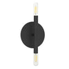 Dainolite Wand 2 Light Wall Sconce Matte Black Lamp|Applique murale Wand de Dainolite avec fini noir mat et 2 ampoules