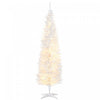 Homcom 6' Prelit Artificial Christmas Tree With Warm White Led Lights|Homcom Arbre De Noel Artificiel Illumine 6 Pi Avec Lumieres Led Blanc Chaud