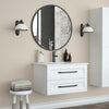 Halpert Black 32" Mirror|Miroir Halpert de 32 po noir