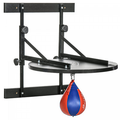 Soozier Speed Bag Platform Wall Mounted Speed Bag Boxing Height Adjustable