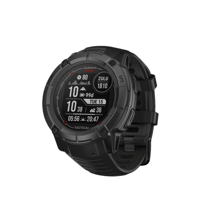Garmin Instinct® 2x Solar Gps Smartwatch - Health & Fitness Tracking With Multi-band Gnss - Black
