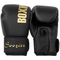 Soozier Breathable Training Boxing Gloves for Muay Thai, MMA, 12oz