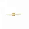 Dainolite Arandel Vanity Light 18w LED Aged Brass White Acrylic Diffuser Lamp|Lumière de coiffeuse Arandel de Dainolite en acrylique blanc qui diffuse la lumière, avec fini laiton vieilli et ampoule à DEL de 18 W