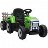 Aosom 12v Kids Powered Ride-On Tractor With Trailer, Battery Powered Electric Tractor With Remote Co|Aosom Tracteur Pour Enfants 12 V Avec Remorque, Tracteur Electrique Alimente Par Batterie Avec Telec