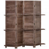 Homcom 4 Panel Room Divider, Portable Privacy Screen|Homcom Separateur De Piece A 4 Panneaux, Ecran De Confidentialite