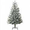 Homcom 5ft Artificial Snow-flocked Christmas Tree With 521 Tips|Homcom Arbre Artificiel Floque De Neige De 5 Pieds Avec 521 Pointes
