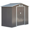 Outsunny 7' X 4' X 6' Garden Storage Shed Outdoor Patio Yard Metal Tool Storage House W/ Steel Floor|Outsunny Abri De Jardin 7' X 4' X 6' Abri De Jardin Exterieur Patio Maison De Stockage D'outils En M