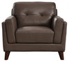 Hydeline Rowan Leather Chair - Brown|Fauteuil Rowan de Hydeline en cuir - brun