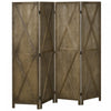 Homcom 5.6ft 4-panel Wooden Room Divider With Foldable Design|Homcom Separateur De Piece En Bois A 4 Panneaux De 5,6 Pi Pliable