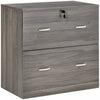 Vinsetto 2-drawer File Cabinet With Lock And Hanging Bar|Vinsetto Classeur A 2 Tiroirs Avec Serrure Et Barre De Suspension