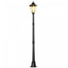 Outsunny 77" Solar Lamp Post Light, Aluminum Outdoor Street Lamp, Black|Outsunny Lampe Solaire De 77", Lampadaire D'exterieur En Aluminium Etanche