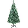 HOMCOM 6' Artificial Christmas Tree with Realistic Branches Green