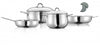 Arimi Luna 6-piece Italian Stainless Steel Cookware Set|Arimi Luna Batterie De Cuisine Italienne En Acier Inoxydable 6 Pieces