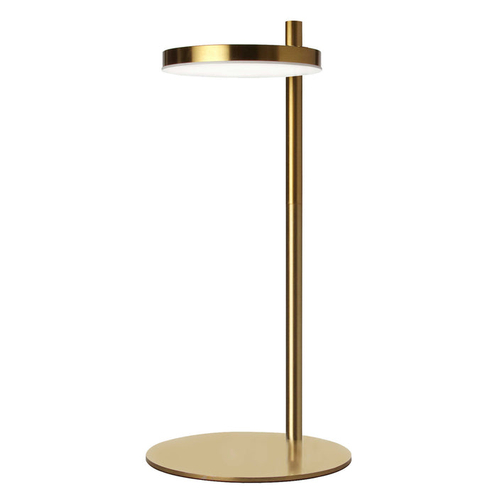 Dainolite Fia 1 Light LED Table Lamp Aged Brass
