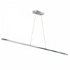 Dainolite Array LED Horizontal Pendant 30w 48\" Polished Chrome Finish White Acrylic Diffuser Lamp