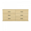 Clifford Traditional Dresser in Natural Oak (6-Drawer) | Commode traditionnelle Clifford en chene naturel (6 tiroirs)