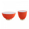 Anderson Modern 2-Piece Coffee Table & End Table Set in Orange | Ensemble de 2 tables Anderson Modern : table basse et table d’appoint, orange