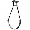 Dainolite Regan LED Pendant 30w Matte Black White Silicone Diffuser Lamp|Luminaire suspendu Regan de Dainolite en silicone blanc qui diffuse la lumière, avec fini noir mat et ampoule à DEL de 30 W