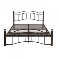 Jackson Metal Bed Frame With Underbed Storage,copper King Bed