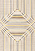 Marley Multi-Colour Double Rainbow Area Rug - 5'3" x 7'7"|Carpette Marley multicolore à 2 arcs-en-ciel - 5 pi 3 po x 7 pi 7 po