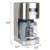 Kenmore Aroma Control 12-Cup Programmable Coffee Maker with Digital Display - KKCM12S|Cafetière programmable Kenmore de 12 tasses avec gestion de l’arôme et affichage numérique - KKCM12S