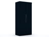 Mulberry Contemporary Modern 2-Piece Wardrobe Closet in Midnight Blue | Armoire contemporaine moderne 2 pieces Mulberry en bleu minuit
