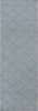 Laura Contemporary 2'0" x 10'0" Runner Rug in Blue Indoor Area Rug | Tapis Contemporain Laura 2'0" x 10'0" en Bleu