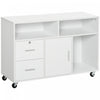 Homcom File Cabinet With 2 Lockable Drawers|Homcom Classeur Avec 2 Tiroirs Verrouillables
