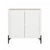 Abbey Modern 32" Accent Cabinet in Maple and Off White | Armoire d’appoint moderne Abbey 32" en erable et blanc casse