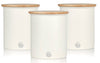 Salton Swan Nordic White Cannisters - Set of 3|Boîtes blanches Swan de style nordique - ensemble de 3