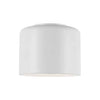 Dainolite Emilia 1 Light Flush Mount Matte White Shade Lamp|Plafonnier affleuré Emilia de Dainolite avec abat-jour blanc mat et 1 ampoule