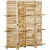 Homcom 4 Panel Room Divider, Portable Privacy Screen|Homcom Separateur De Piece A 4 Panneaux, Ecran De Confidentialite