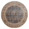 Gianna Traditional 5'0" x 5'0" Area Rug in Blue Indoor Area Rug | Tapis Traditionnel Gianna 5'0" x 5'0" en Bleu