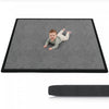 Qaba Baby Play Mat for Floor, 1.2" Thick, 71" x 59" Extra Large Tummy Time Mat, Water-Resistant, Non-Slip Backing Safe for Crawling Playing, Dark Grey