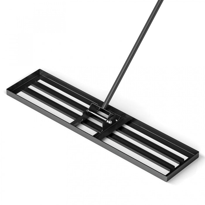 Costway Lawn Leveling Rake 42\" X 10\" Heavy Duty Level Lawn Tool For Garden Backyard/lawn Black