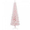 Homcom Snow Flocked Pencil Christmas Tree Slim Artificial Christmas Tree|Homcom Arbre De Noel Artificiel Fin Floque De Neige Artificielle 6pi