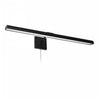 Dainolite Leonardo 32" Picture Light 40w Matte Black With Frosted Glass Diffuser Lamp|Lampe pour affichage d’image Leonardo de Dainolite de 32 po en verre givré qui diffuse la lumière, avec fini noir mat et ampoule de 40 W