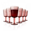 Arimi Claire Goblet Set 6-Piece Pink|Ensemble De 6 Verres A Vin Arimi Claire, Rose