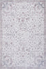 Aqua Primavera Washable Non-slip Low Pile Area Rug 8'x10' | Aqua Primavera Tapis Lavable Et Antiderapant A Poils Ras 8'x10'