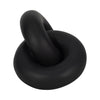 9" Resin Knot Decor - Black | Décoration de nœud de 9 po en résine - noire