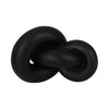 9" Resin Knot Decor - Black | Décoration de nœud de 9 po en résine - noire