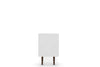Manhattan Comfort Liberty 70.86" Mid-Century Modern TV Stand with 4 Shelving Spaces & 1 Drawer - Whi|Meuble pour téléviseur Liberty de Manhattan Comfort de 70,86 po de style moderne du milieu du 20e si