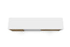 Manhattan Comfort Liberty 70.86" Mid-Century Modern TV Stand with 4 Shelving Spaces & 1 Drawer - Whi|Meuble pour téléviseur Liberty de Manhattan Comfort de 70,86 po de style moderne du milieu du 20e si
