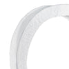 11" Oval Loops Sculpture with Volcano Texture - Black and White | Sculpture de boucles ovales de 11 po avec texture de roche volcanique - noire et blanche