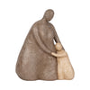 Resin 10" Parent and Child - Brown|Parent et enfant de 10 po en résine - brun