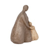 Resin 10" Parent and Child - Brown|Parent et enfant de 10 po en résine - brun